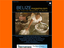 Tablet Screenshot of belizemagazine.com